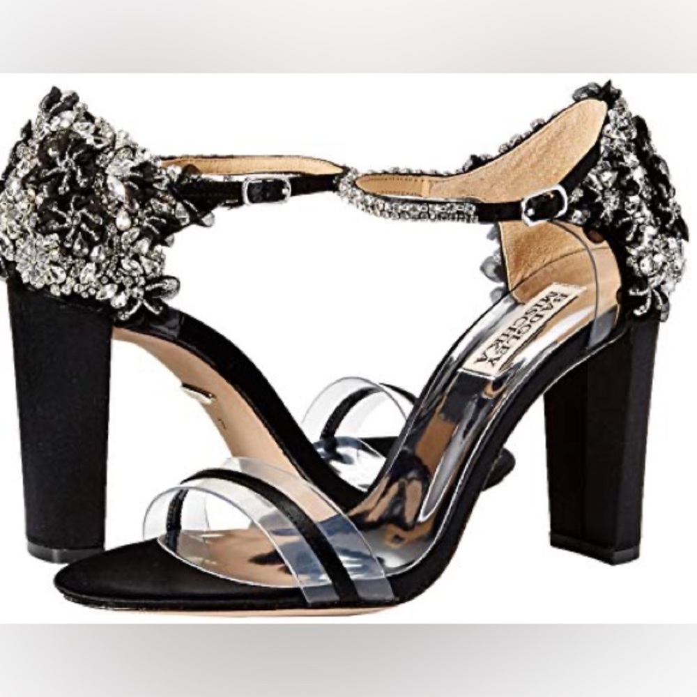 Badgley Mischka Fernanda Embellished Sandal- 5.5